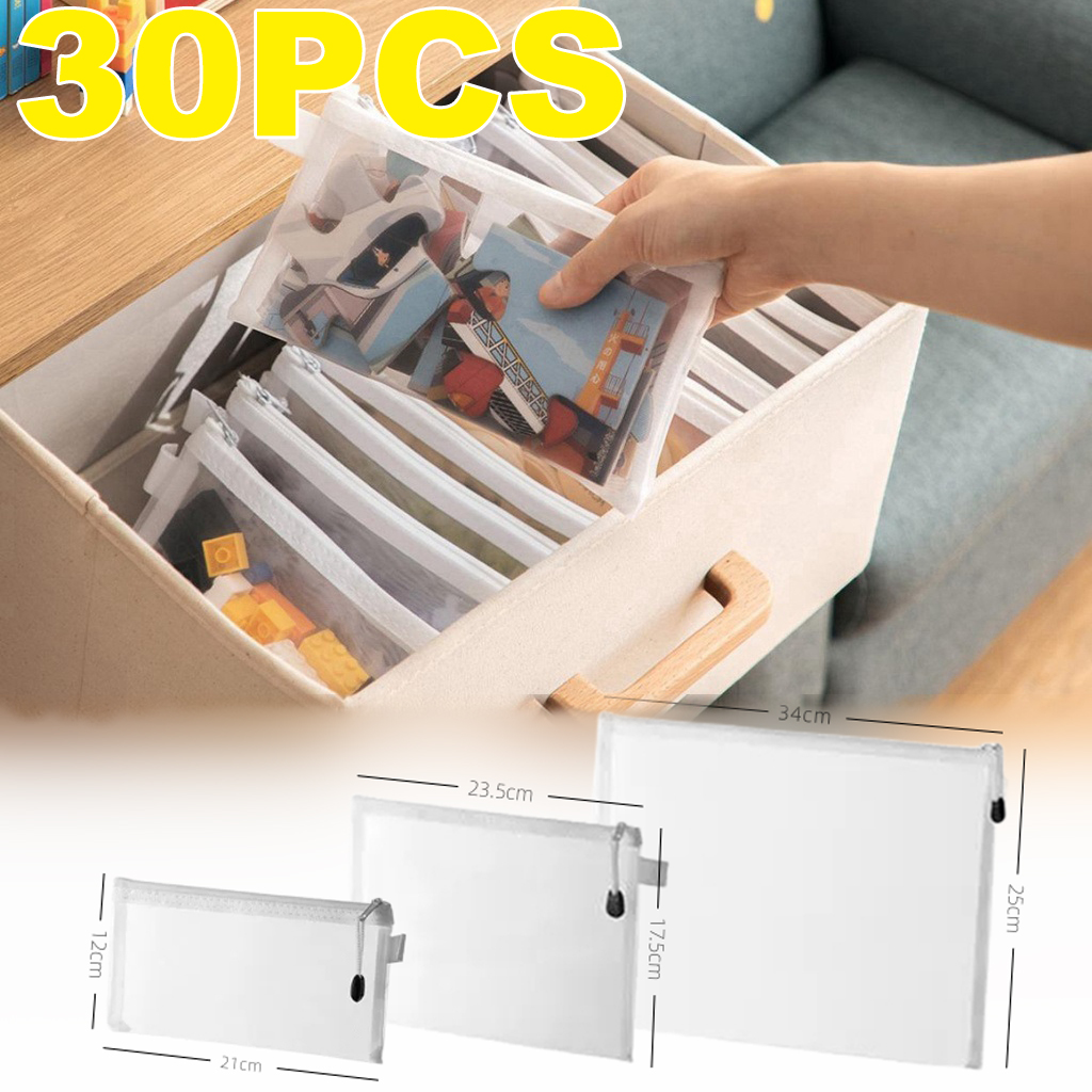File Folder Hanging - Netz-Reißverschluss-Aktentasche, wasserdicht, feuchtigkeitsbeständig, Reißverschluss-Ordner, Spielzeug-Aufbewahrungstasche, Aufbewahrungswerkzeuge,