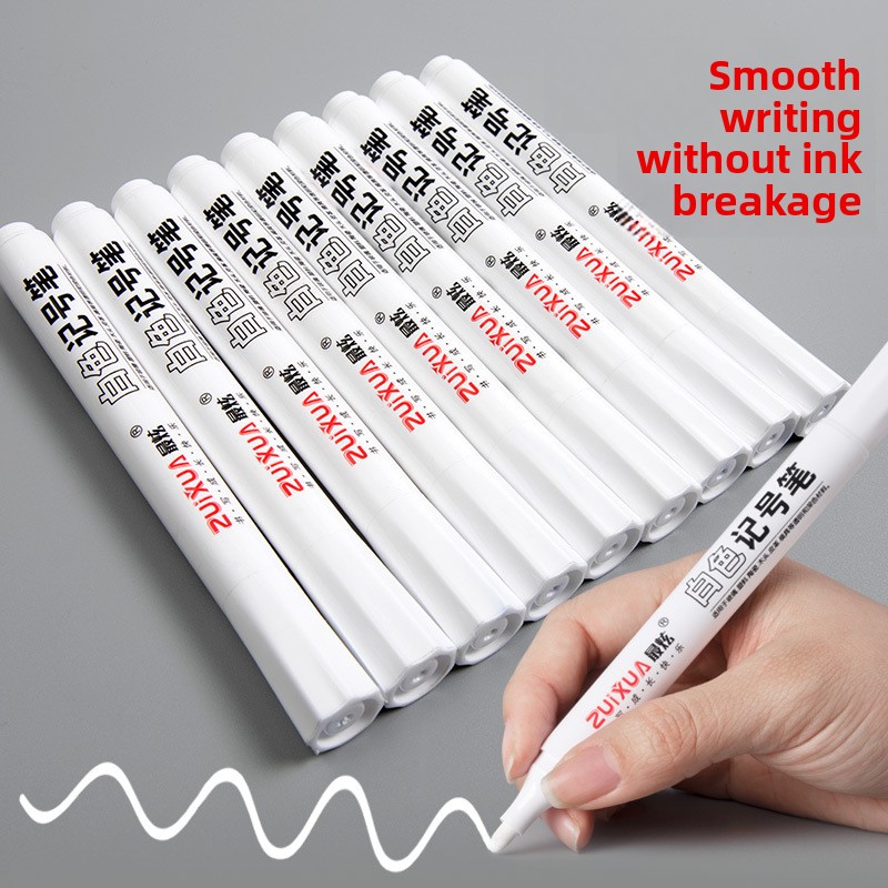 Whiteboard Marker Set - 5–10 Stück weiße Markierungsstifte, 2,0 mm,