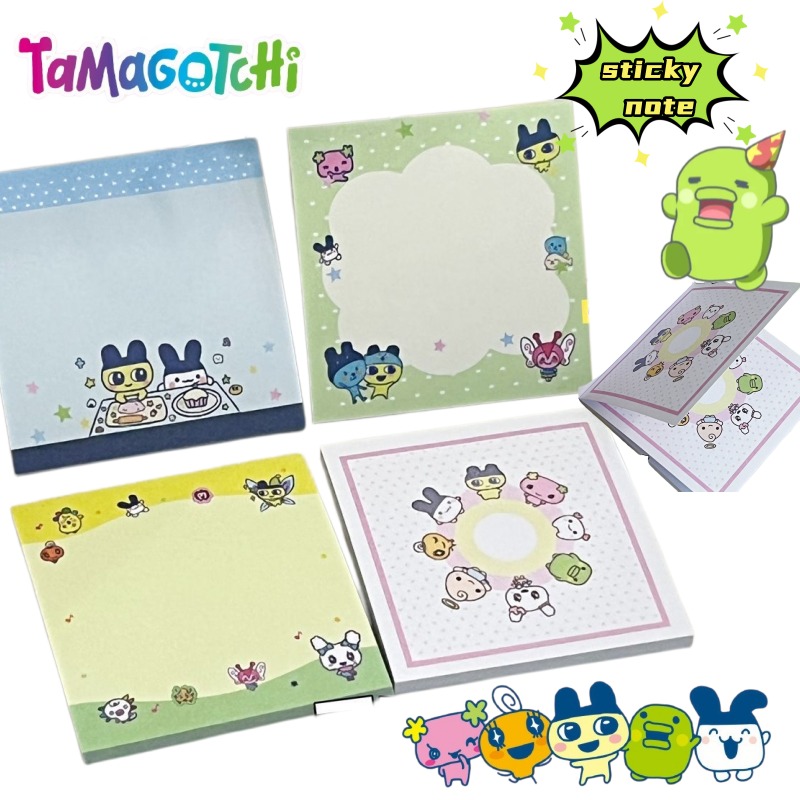 Graph Paper Pad - 4 Stück Tamagotchi Mametchi Memetchi Cartoon