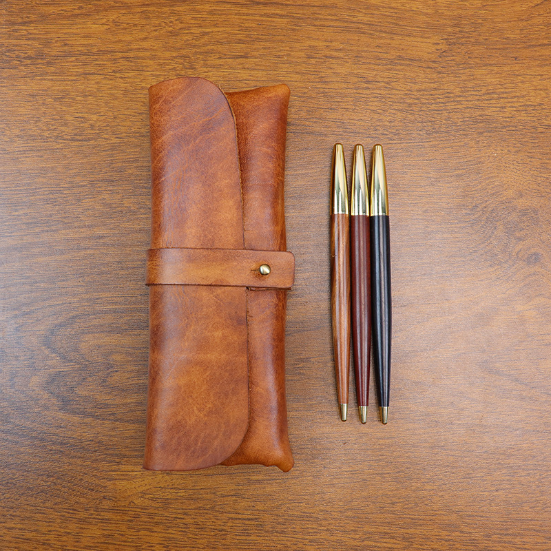 Tan Stationery & Office Supply - Koreanischer Stil, Vintage-Stil, pflanzlich gegerbtes Leder,