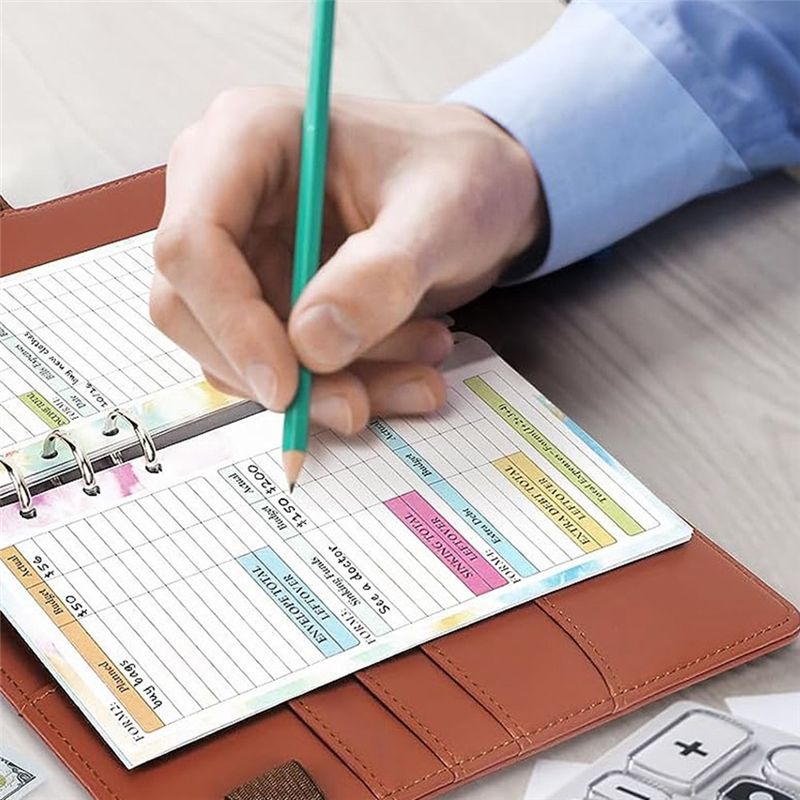 Planner Weekly Budget - Neuester ABBQ-A6 Budgetplaner Nachfüllblock 82 Blatt