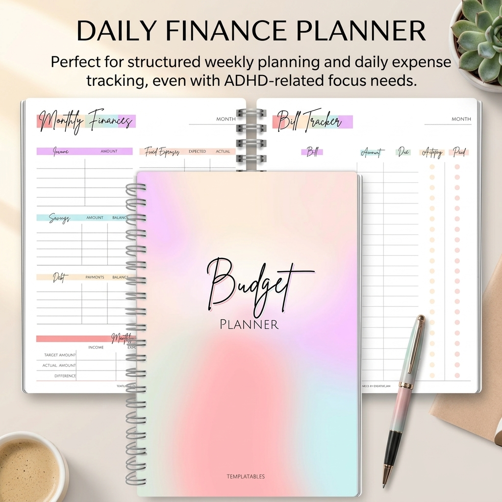 Tagebuch für tägliche Einnahme – Planner Weekly Budget Bewertung und Preis