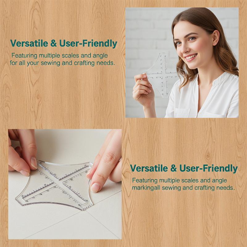 Transparentes Acryl-Dichtemess – Ruler Set Transparent Bewertung und Preis