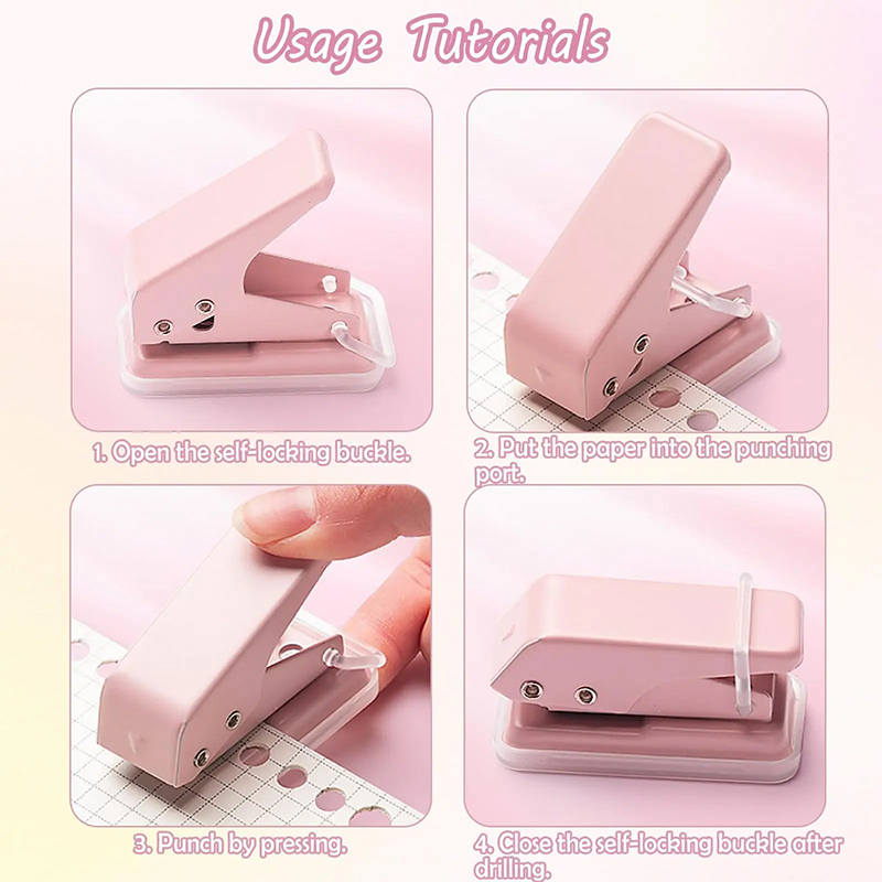 Mini Kawaii 1-Loch Papierstanz – Office Supply Office Stationery Items Bewertung und Preis