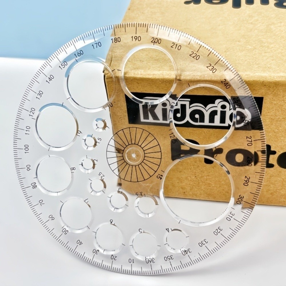 Kreisförmige Skala Kunststoff- – Ruler Set Transparent Bewertung und Preis