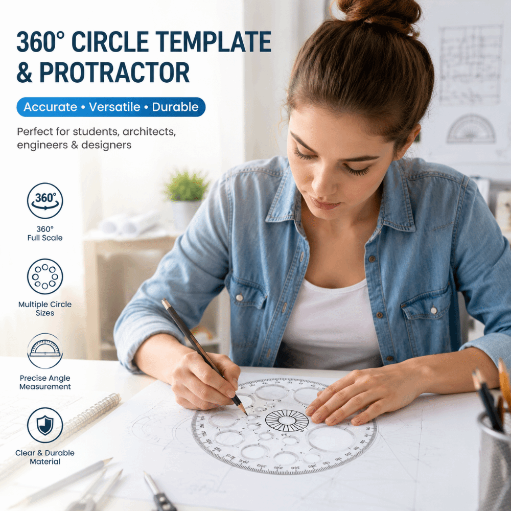 Kreisförmige Skala Kunststoff- – Ruler Set Transparent Bewertung und Preis