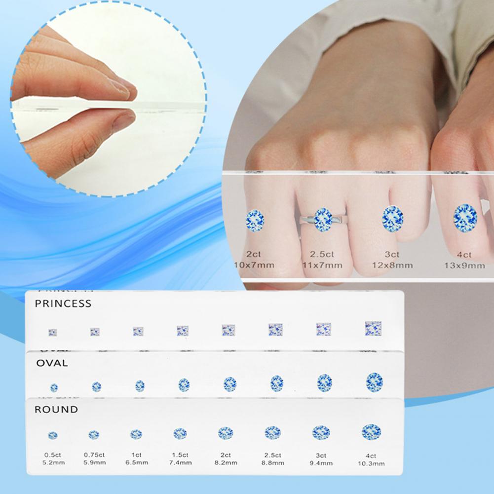 Strass-Größenlineal 3-teiliges – Ruler Set Transparent Bewertung und Preis