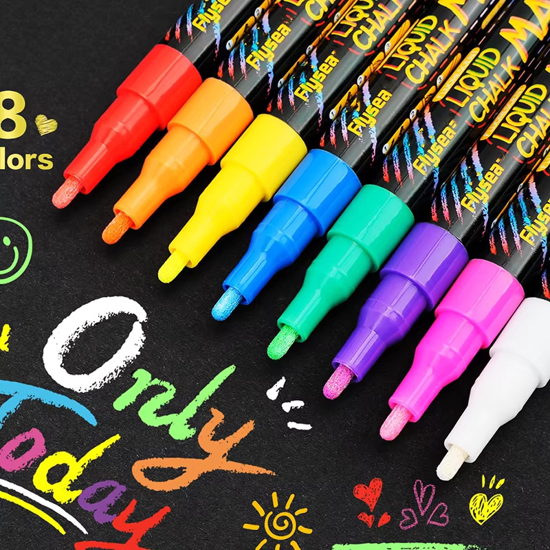 8 Stück Flüssigkreide-Marker,  – Whiteboard Marker Set Bewertung und Preis