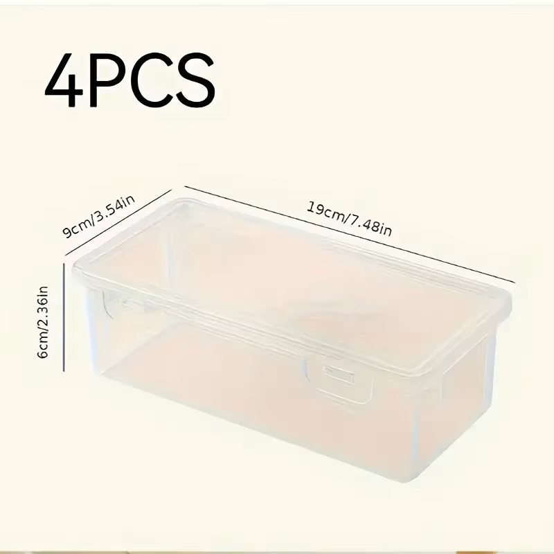 4 große transparente PP-Aufbew – Stationery Office Supply Store Bewertung und Preis
