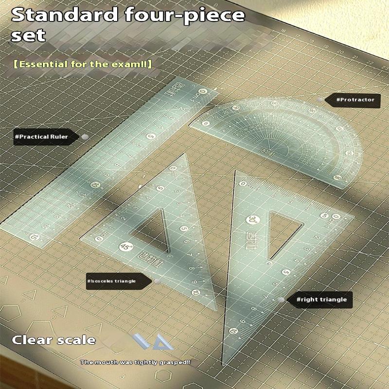 4 Teile/satz 15CM Gelee Lineal – Ruler Set Transparent Bewertung und Preis