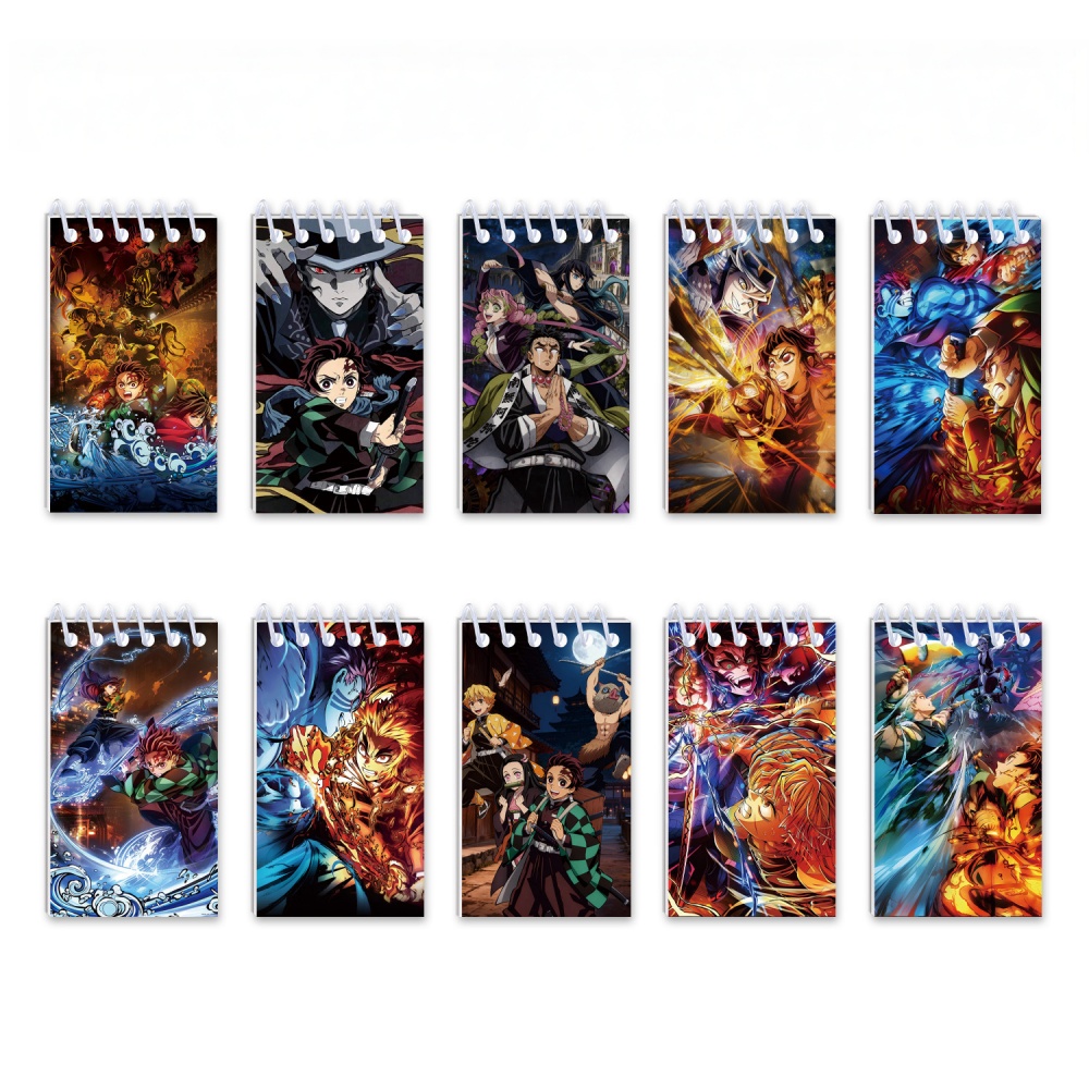 10 Stück Demon Slayer Notizblö – Is Stationery Office Supply Bewertung und Preis