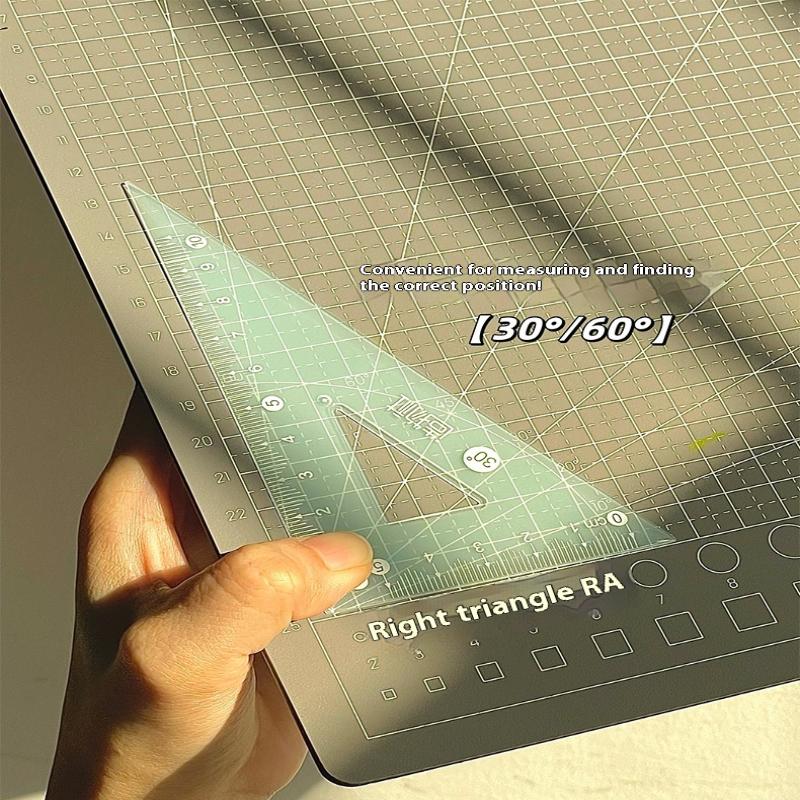4-teiliges Set Transparentes M – Ruler Set Transparent Bewertung und Preis