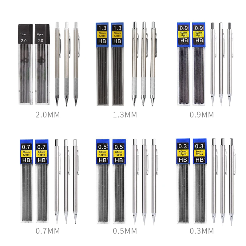 Vollmetall-Druckbleistift-Set  – Mechanical Pencil Lead Bewertung und Preis