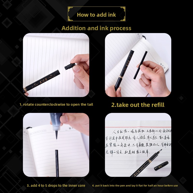 4-teiliges Set Kalligrafie-Kun – Is Stationery Office Supply Bewertung und Preis