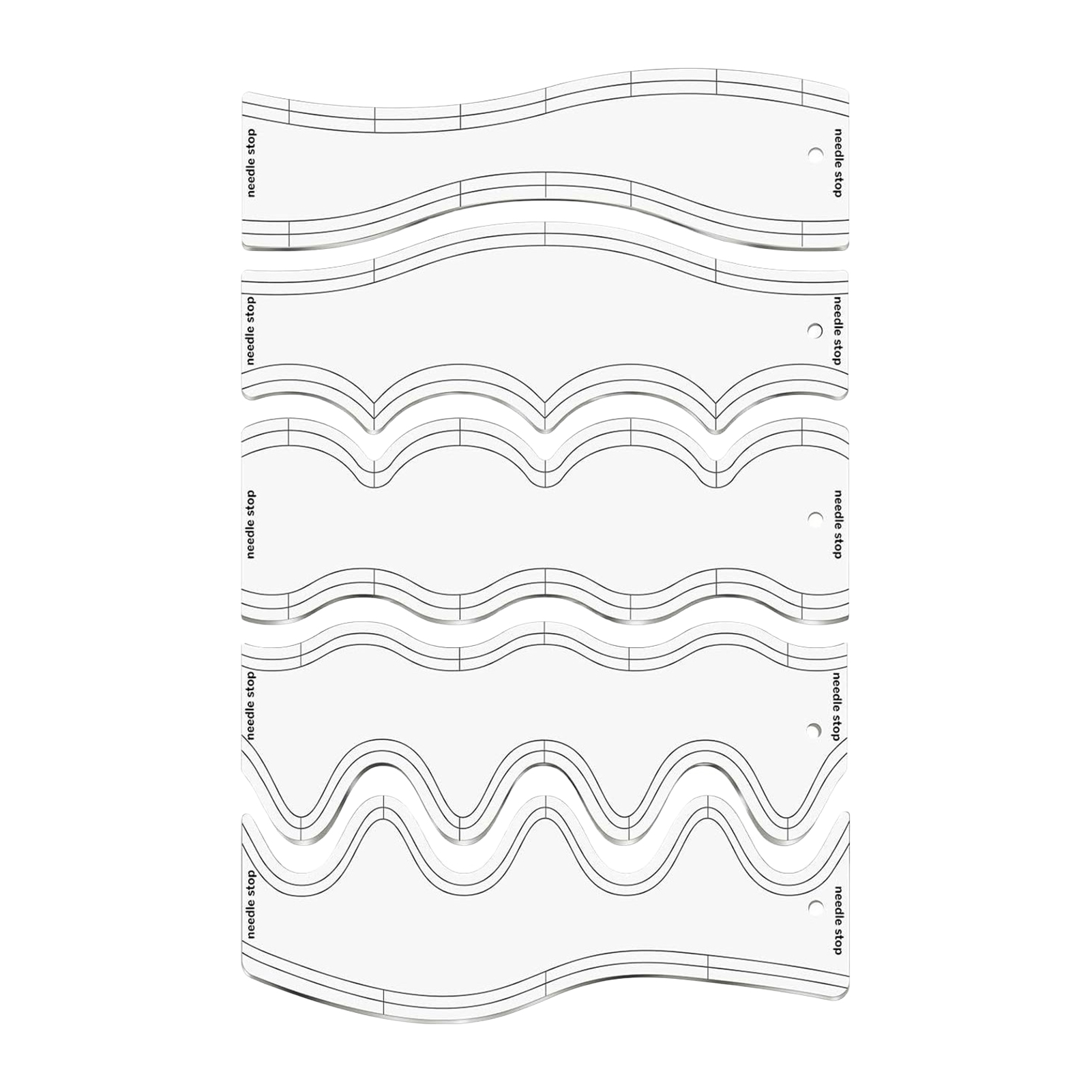 Präzisions-Quilting-Lineale Tr – Ruler Set Transparent Bewertung und Preis