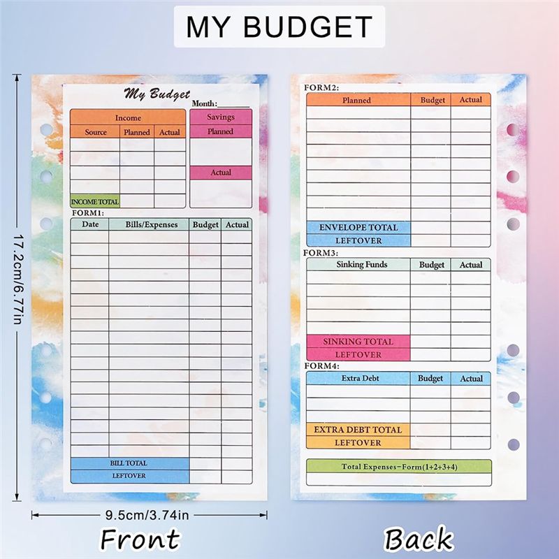 Neuester ABBQ-A6 Budgetplaner  – Planner Weekly Budget Bewertung und Preis