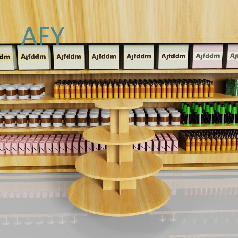 Runder Holzschrank für Supermä – Stationery Office Supply Store Bewertung und Preis